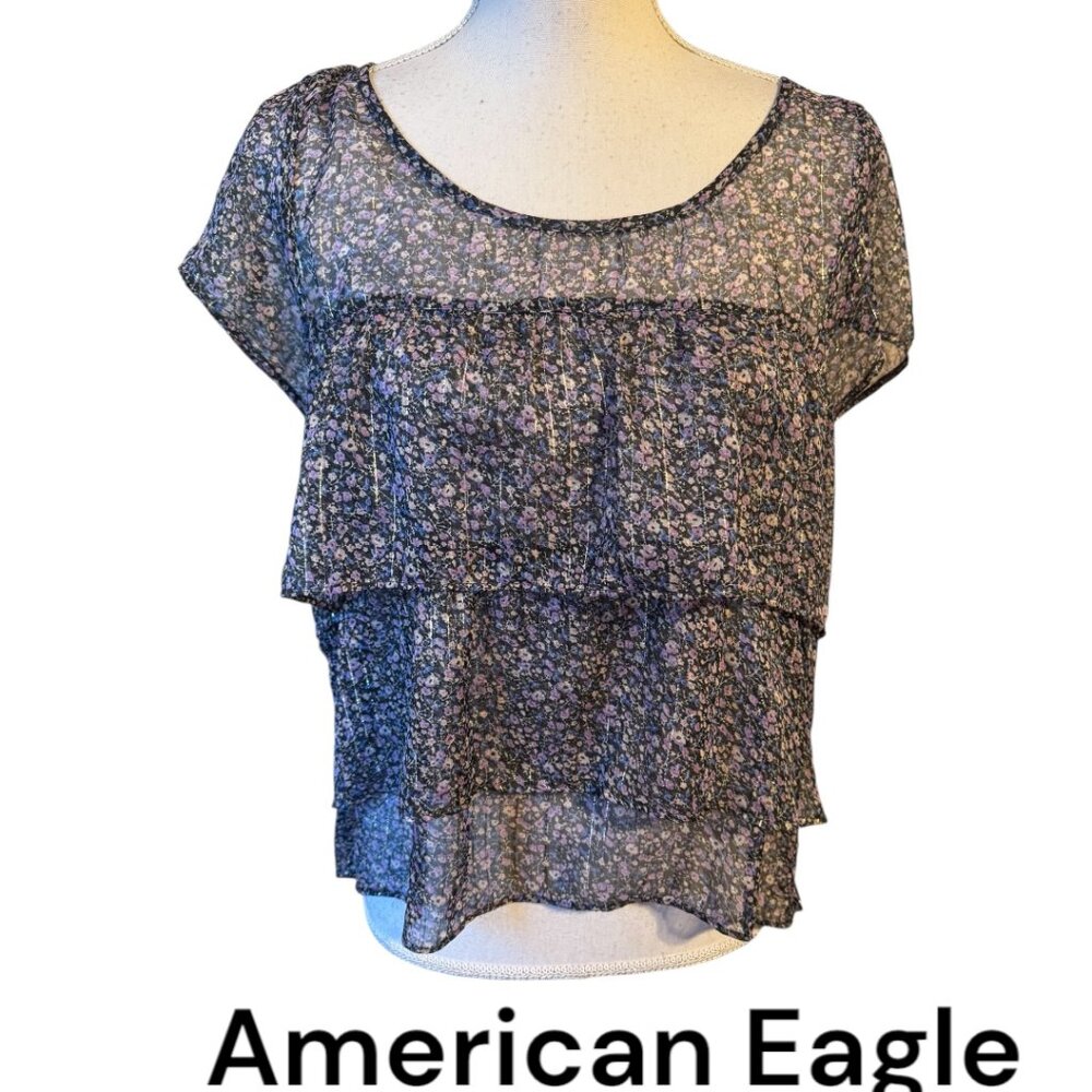 AMERICAN EAGLE SPRING/SUMMER TOP LARGE #Z